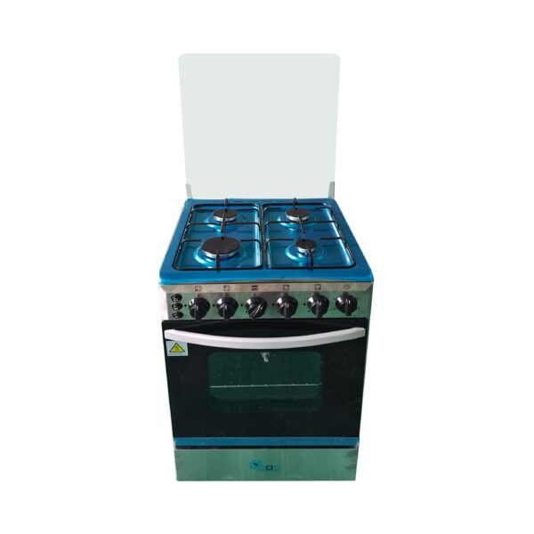 CUISINIERE CAC 4FEUX 50X50 FULL OPTION INOX