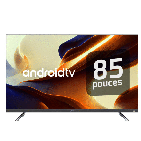 TELEVISEUR ASTECH 85" SMART ANDROID QLED 4K85ZL5010A